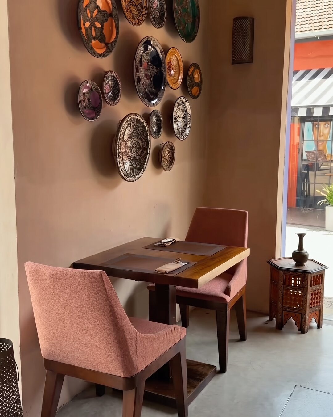 The dining room
