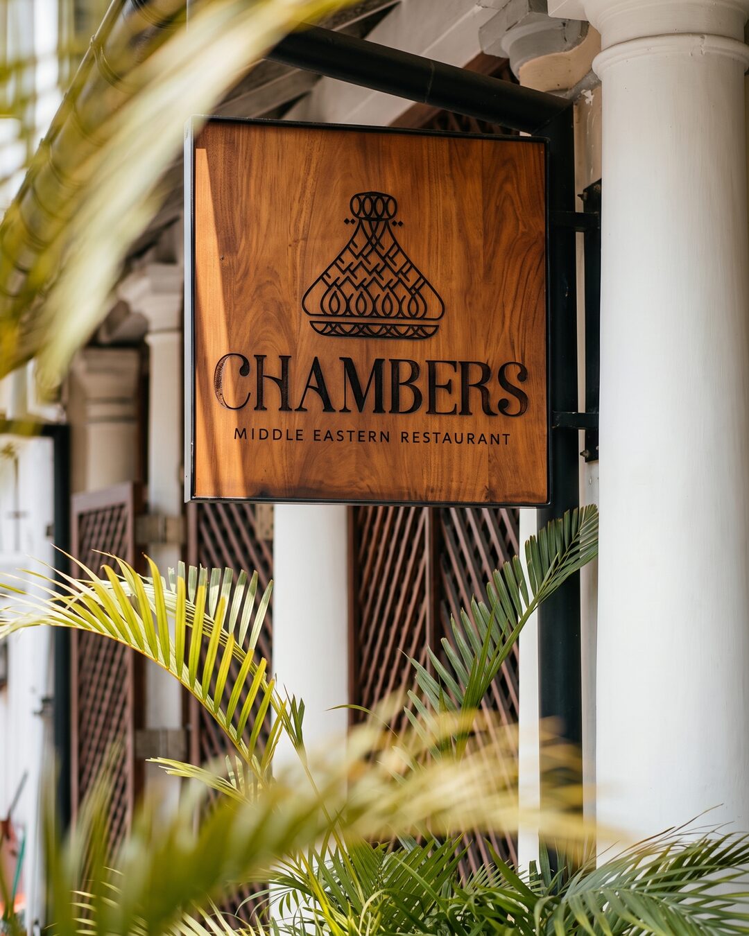The carved wooden sign, Galle Fort